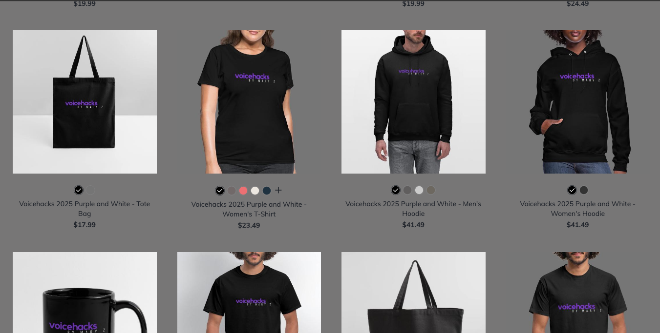 Voicehacks Merch! Shirts, Mugs and More!