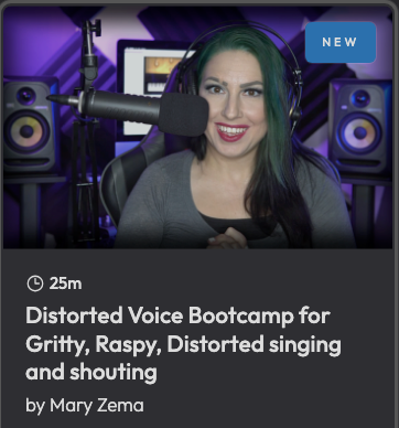 Distorted Voice Bootcamp for Gritty, Raspy, Distorted singing and shouting